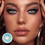 Joskaa Gimlet Marshmallow Blue Colored Contact Lenses