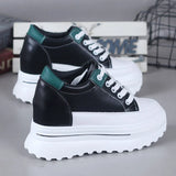 Joskaa 2024 New Black Platform Chunky Sneakers