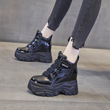 Joskaa 2024 New Black Platform Sneakers 90s