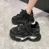 Joskaa 2024 New Black Sneakers With Platform