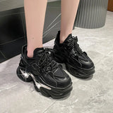 Joskaa 2024 New Black Sneakers With Platform