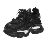 Joskaa 2024 New Black Sneakers With Platform