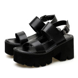 Joskaa 2024 New Block Chunky Heels Sandals