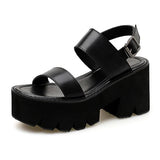 Joskaa 2024 New Block Chunky Heels Sandals