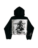 cold weather outfits Joskaa Streetwear Zip Hoodies Camo Embroidered Sequins Y2K Womens Clothes Hip Hop Retro Harajuku Gothic Punk Cropped Hoodies Sweatshirt