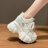 Joskaa 2024 New Casual White Platform Sneakers