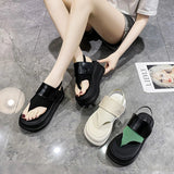 Joskaa 2024 New Chunky Flat Sandals