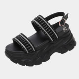 Joskaa 2024 New Chunky Platform Sandals with Straps