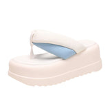 Joskaa 2024 New Chunky Platform Slippers Sandals