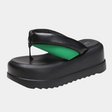 Joskaa 2024 New Chunky Platform Slippers Sandals