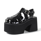 Joskaa 2024 New Chunky Sandals Strap Gladiator