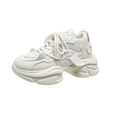 Joskaa 2024 New Cute White Platform Sneakers