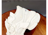 Joskaa 2024 New Cute White Platform Sneakers