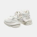 Joskaa 2024 New Cute White Platform Sneakers