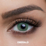 Joskaa Hidrocor Emerald Green Prescription Colored Contact Lenses