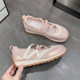 Joskaa Women Mesh Flats Shoes Mary Jane Sport Ballet Dance Sandals Casual 2025  Trend New Brand Dress Shallow Running Cozy Zapatos Mujer