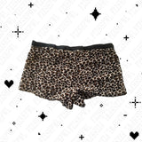 Joskaa Leopard Print Shorts Streetwear American Retro Commuting Y2K Bottoms Harajuku Aesthetic Chic Fashion Grunge cuted Women's Shorts