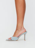 Joskaa Amina Heels Light Blue Denim