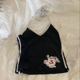 Joskaa Harajuku Sport Sweet Woman Punk Casual Halter tops Y2K Skirt Maiden Cool Singlet Bottoms Aesthetic Vest Hot emo Vintage Sling