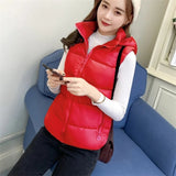 Joskaa Winter Sleeveless Jacket Female Hoodies Down Vest 2025 New Duck Down Puffer Waistcoat Ultra Light Winderproof Puffer Coat Outwea