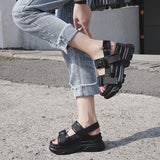 Joskaa 2024 New Techwear Black Sandals