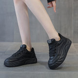 Joskaa 2024 New Platform Ankle Black Sneakers