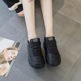 Joskaa 2024 New Platform Ankle Black Sneakers