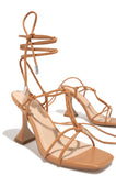 Joskaa 2024 New Pillar Heel- Tan