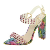 Joskaa 2024 New Tanisha Multi Snake Heels