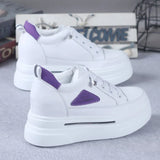 Joskaa 2024 New White Platform Designer Sneakers