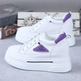 Joskaa 2024 New White Platform Designer Sneakers