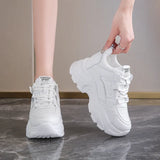 Joskaa 2024 New White Women's Sneakers Platform