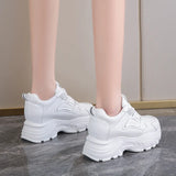 Joskaa 2024 New White Women's Sneakers Platform