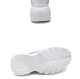 Joskaa 2024 New Womens Platform White Sneakers