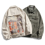 Joskaa Retro patch loose jacket