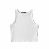 JOSKAA Fashion woman tops y2k style tank topJersey Tank Top