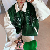 Joskaa Green Zipper Jacket