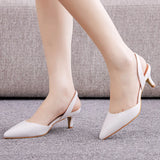 JOSKAA THIN-HEELED POINTED HIGH HEELS SANDAL