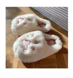 Joskaa 2024 Winter Women Slipper Cat Claw Cotton Home Slippers Warm And Non Slip Indoor Household Plush Slipper For Female