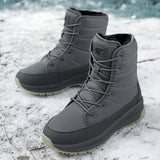 Joskaa  Women Boots Waterproof Winter Shoes Female Snow Boots Platform Keep Warm Ankle Boots With Thick Fur Heels Botas Mujer