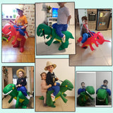 Halloween Joskaa Kids Adult Inflatable Dinosaur Clothes Birthday Party Cosplay Costumes Animal Child Halloween Costume Suit Anime Purim Dino Boys