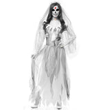 Halloween Joskaa Halloween Cosplay Costumes For Women Vampire Scary Horror Ghost Bride Dead Corpse Zombie Bride Dress Day Of The Dead Opera