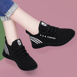 Joskaa Spring Women Casual Shoes Breathable Mesh Platform Sneakers Women Fashion Mesh Shoes Woman Tenis Feminino Womens Sneaker Basket