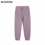 Christmas Gift Joskaa Winter Thicken Fleece Loose Women Pants Trousers 2024 Casual Drawstring Cotton Warm Female Sweatpants Ladies Pantalon