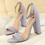 Joskaa New Women Sandals Patent Leather Women High Heels Shoes Sexy Women Pumps Fashion Wedding Shoes