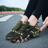 Joskaa  2024 New Camouflage Fashion Sneakers Women Breathable Casual Shoes Men Army Green Trainers Plus Size 34-44 Lover Shoes