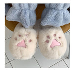 Joskaa 2024 Winter Women Slipper Cat Claw Cotton Home Slippers Warm And Non Slip Indoor Household Plush Slipper For Female