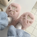 Joskaa 2024 Winter Women Slipper Cat Claw Cotton Home Slippers Warm And Non Slip Indoor Household Plush Slipper For Female