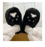 Joskaa 2024 Winter Women Slipper Cat Claw Cotton Home Slippers Warm And Non Slip Indoor Household Plush Slipper For Female