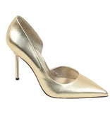 JOSKAA Fashion Trend Champagne Gold Temperament Thin Heel High Heels